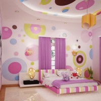 Ремонт детской комнаты: потолки